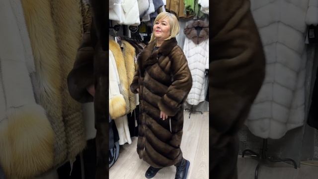 Красивые расцветки норковых шуб смотреть онлайн