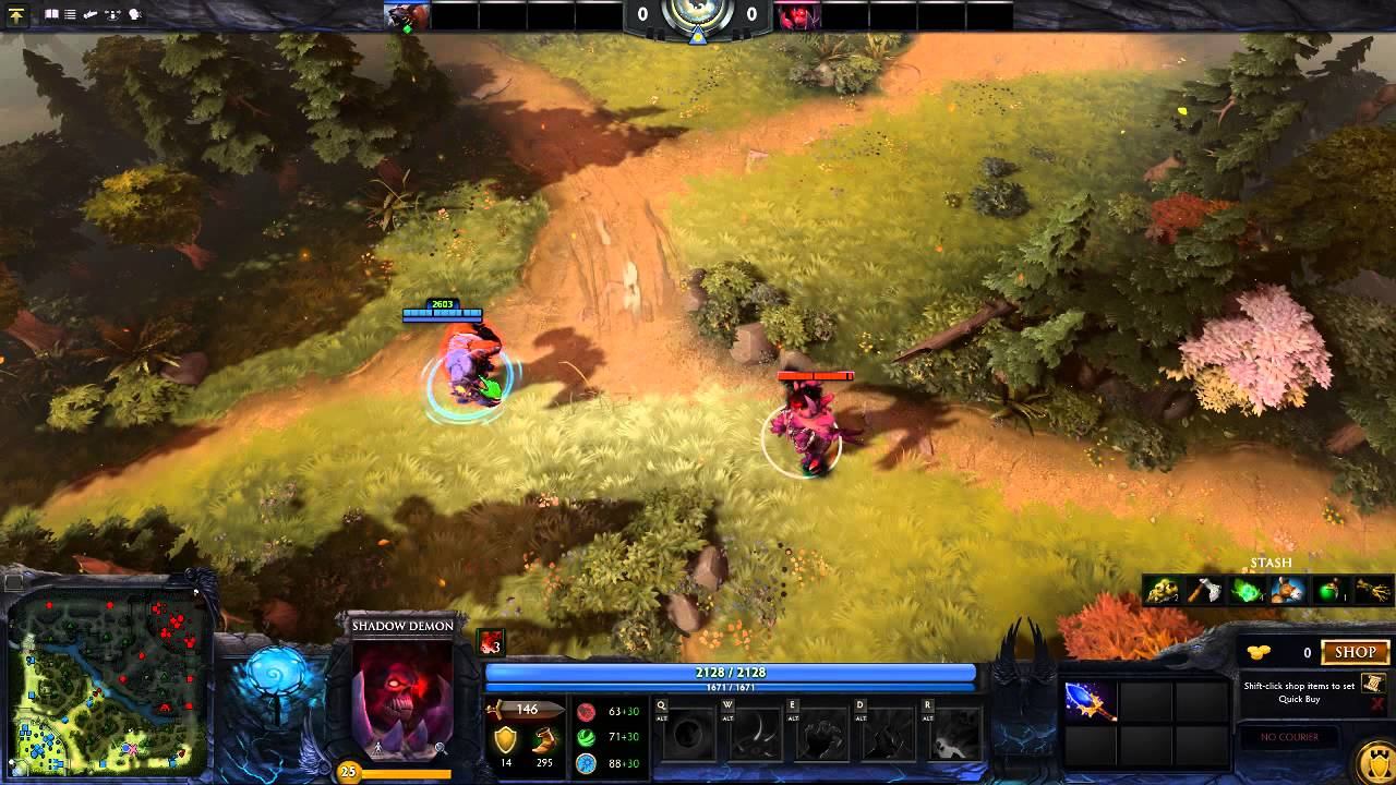 Testing Ursa Enrage purge on Shadow Demon Demonic Purge - DotA 2 смотреть онлайн