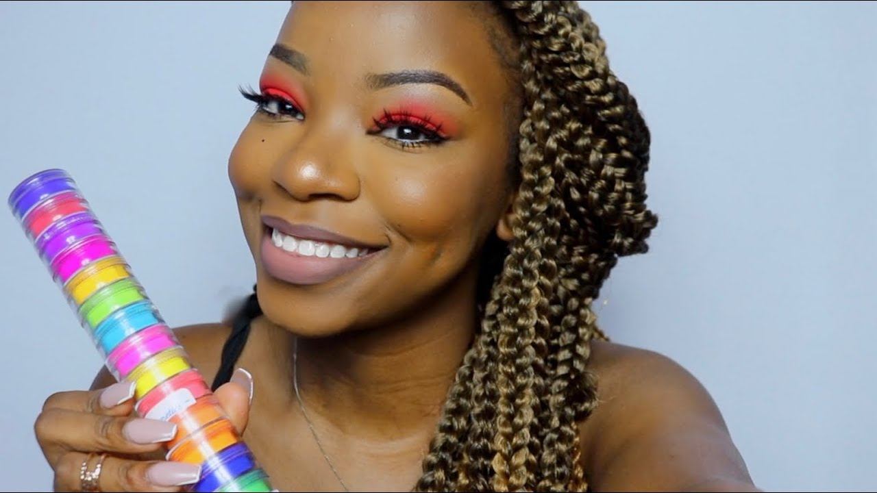BRIGHT RED NEON PIGMENT | LAV COSMETICS | VIIBEAUTS смотреть онлайн