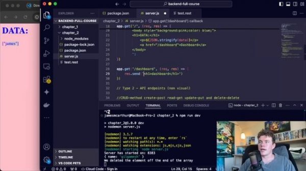 Backend Full Course - NodeJS ExpressJS PostgreSQL Prisma & Docker part 1
