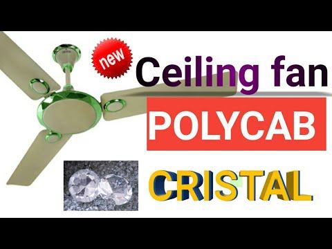 POLYCAB CRISTAL Ceiling fan | Polycab Ceiling fan Unboxing & Review 🔥🔥 смотреть онлайн