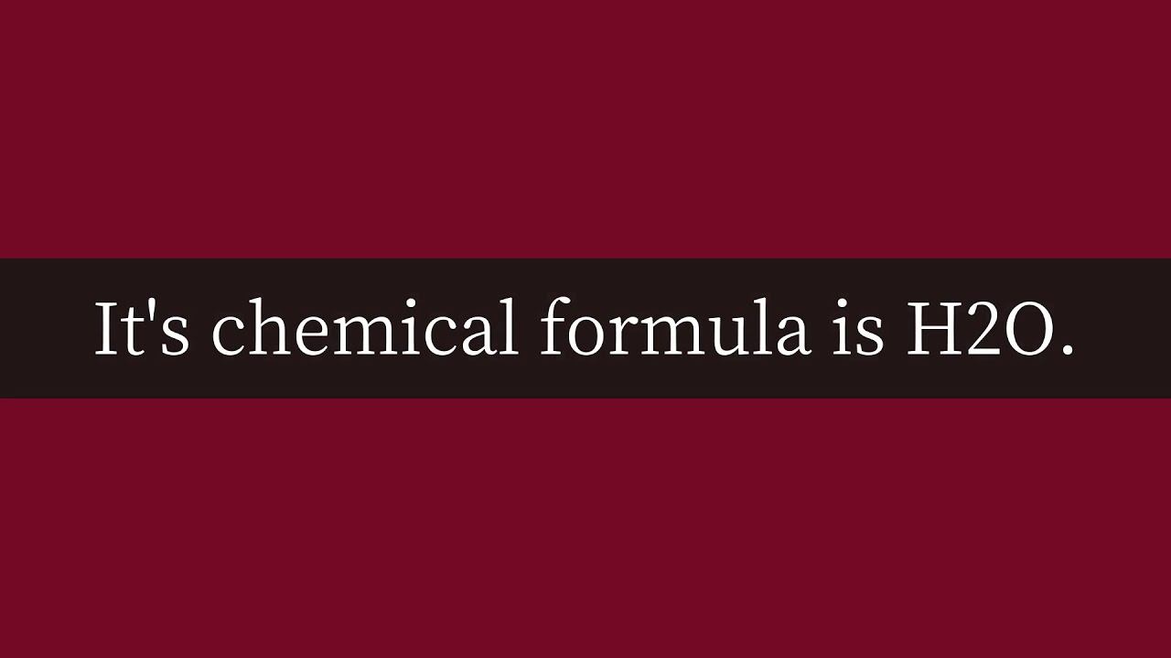 How many hydrogen atoms are in one molecule of water? смотреть онлайн