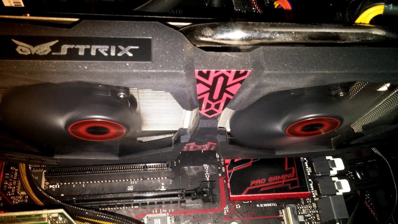 ASUS AMD R9 380 Fan Noise смотреть онлайн