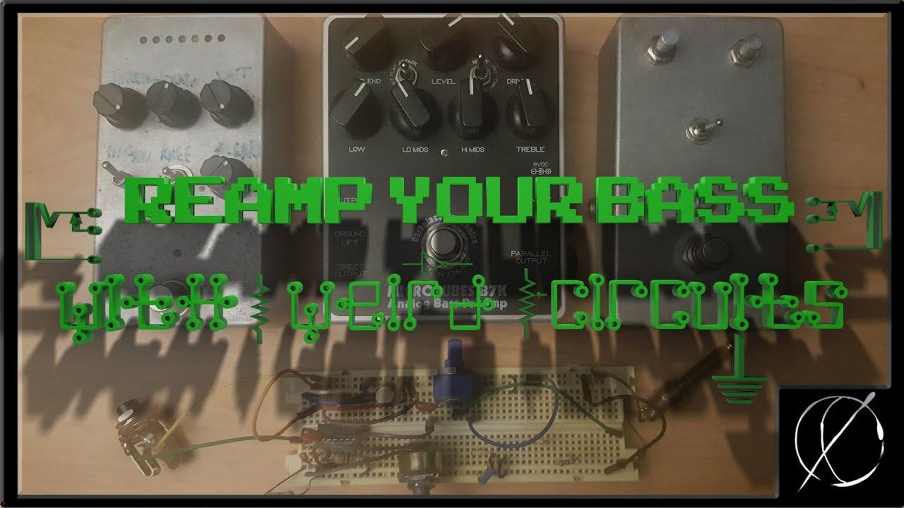 Small bass reamping tutorial + BONUS weird DIY distortions смотреть онлайн