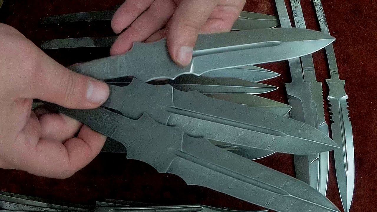 Большие клинки из композита и дамаска Https://korenok.ru