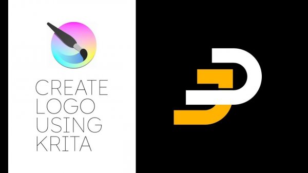 CREATE SIMPLE VECTOR LOGO IN KRITA