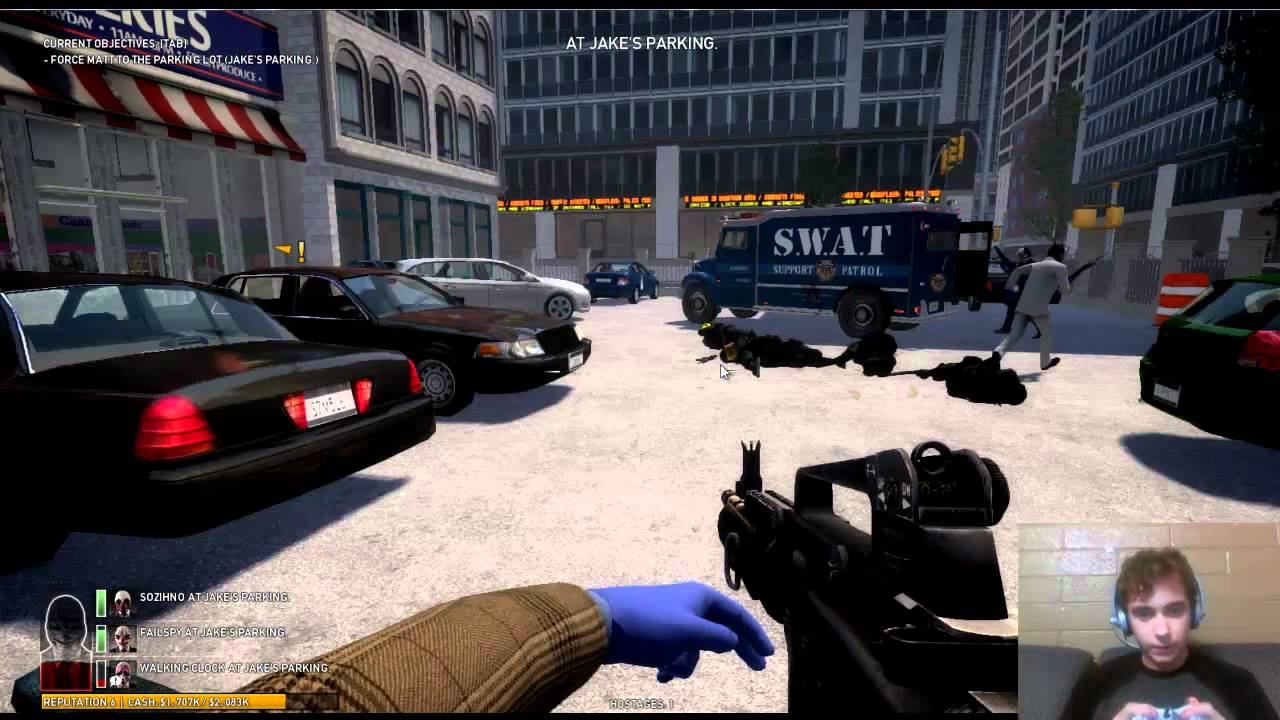Payday The Heist (PC) Random People Part 3 Lets Get Down Tonight смотреть онлайн
