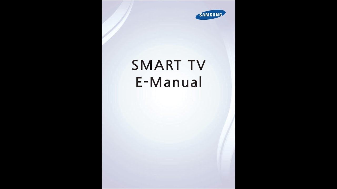 Samsung Smart TV E-manual 2022