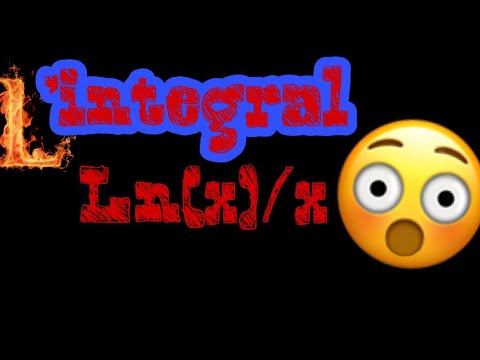 L'integral Ln(x)/x 😨 🤔 смотреть онлайн