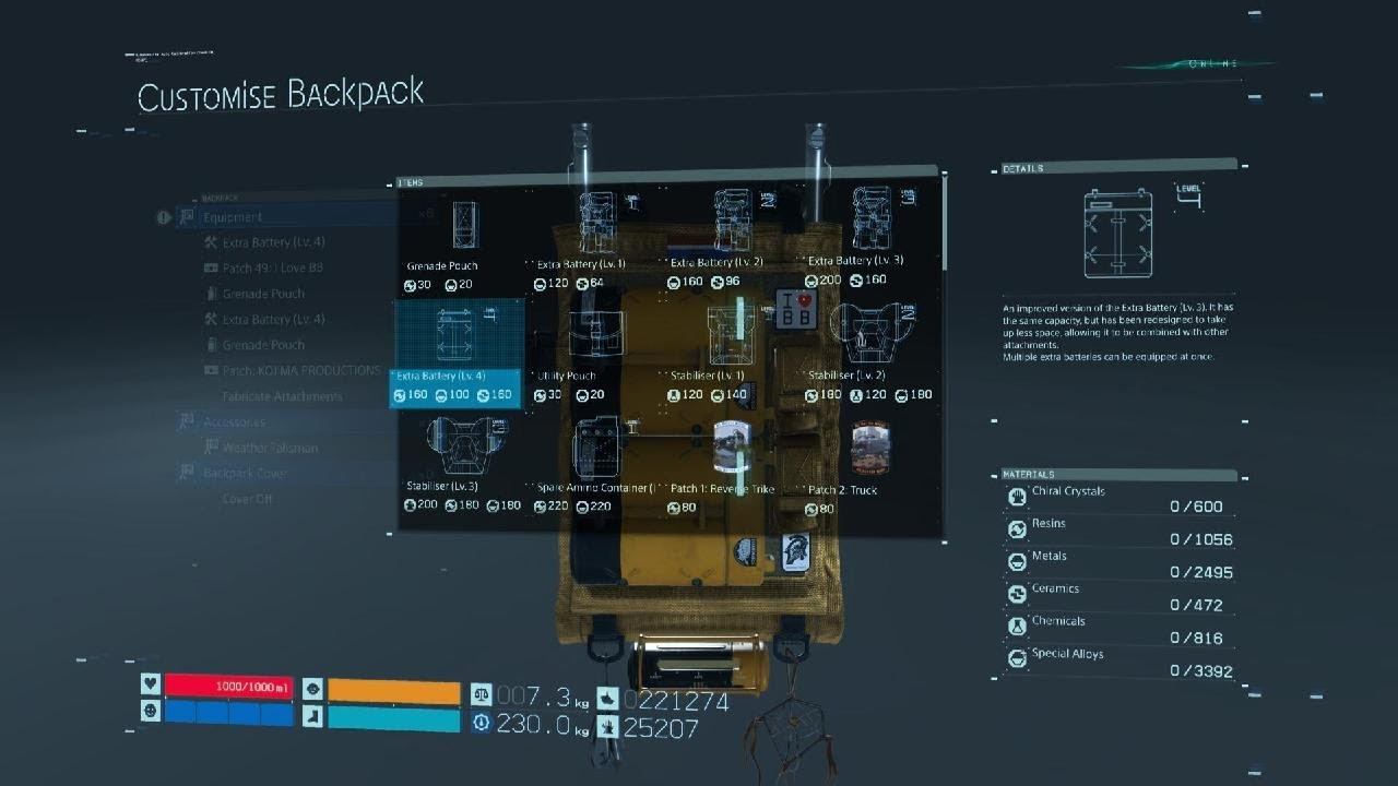 DEATH STRANDING DIRECTOR'S CUT Battery Level4