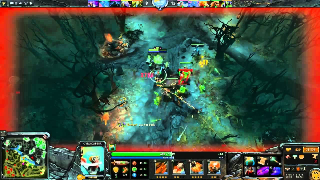 `doPi playing Gyrocopter! (DotA 2) смотреть онлайн
