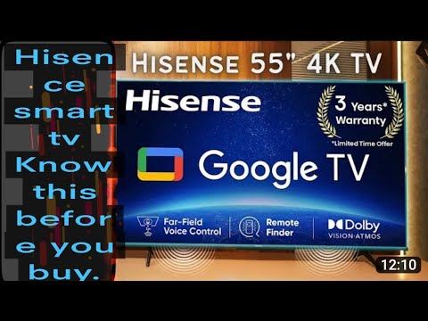 hisense 55 inch 4k tv | A6 series | smart tv | unboxing смотреть онлайн