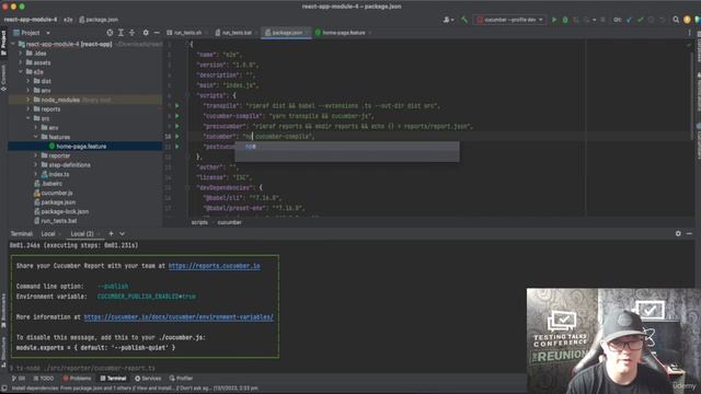 26 - Running your automation suite with npm instead of yarn смотреть онлайн