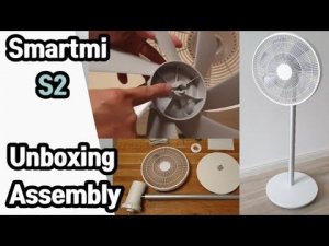 Smartmi Standing Fan S2 Unboxing & Assembly Review / Xiaomi Ventilator zusammenbauen