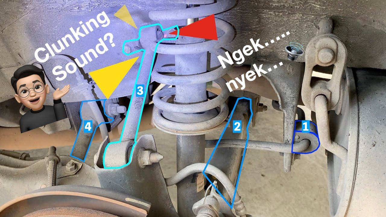 Fixing the rear wheel clanking sound in Proton Persona with broken suspension link смотреть онлайн