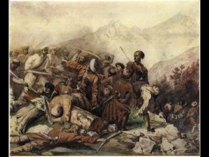 М.ЛЕРМОНТОВ стихотворение ВАЛЕРИК, фрагмент. Картины  и рисунки Лермонтова.