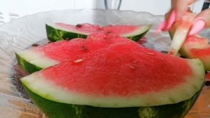 АСМР ЕДА☀️СЛАДКИЙ ХОЛОДНЫЙ 🍉АРБУЗ