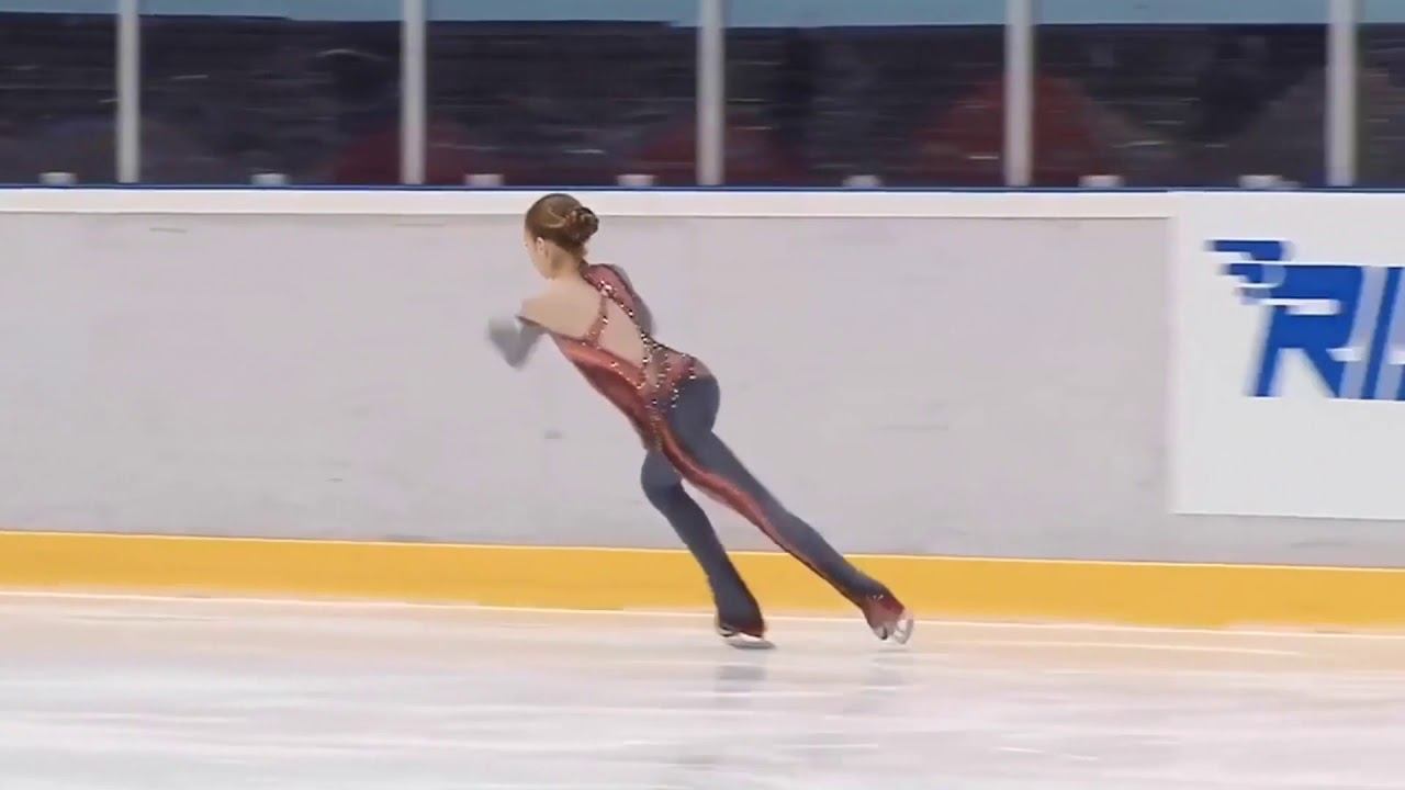 Alexandra Trusova 3Lutz+3Loop