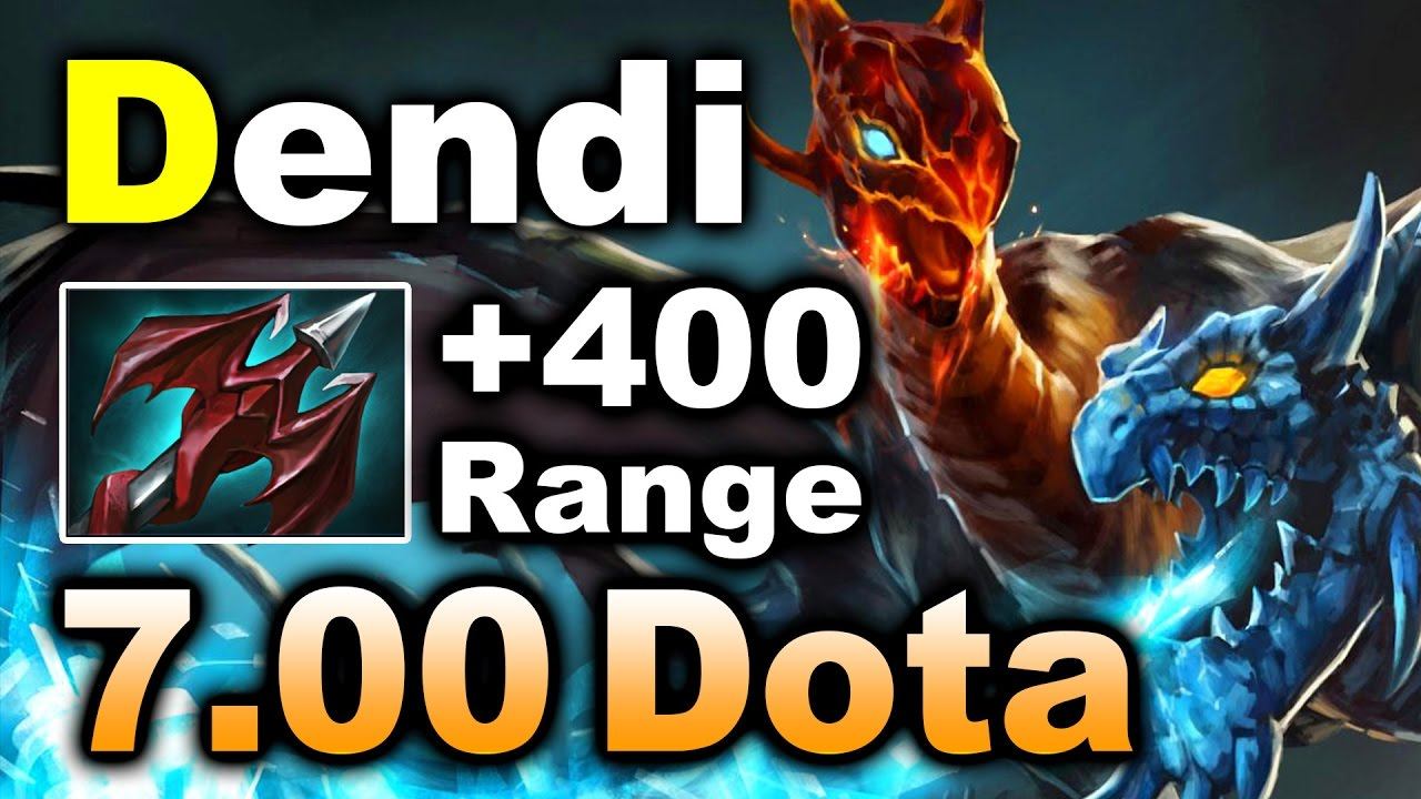 Dendi Jakiro +400 Range Talent DPS Turret - New 7.00 Dota 2 смотреть онлайн