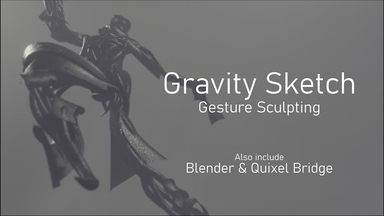 Gravity Sketch - 3D Gesture Sculpting  Timelapse