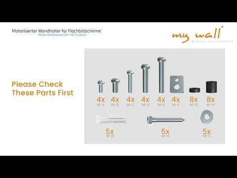 HP 29 L my wall - Motorisierter Wandhalter für Flachbildschirme 32 - 60" (81 - 152 cm) смотреть онлайн