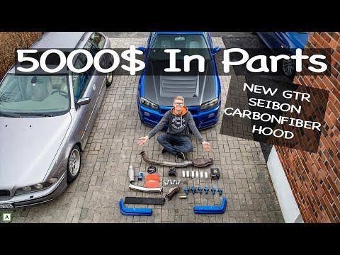 Finally Bought All The Parts I Need For 450hp Skyline R34 Build ! смотреть онлайн