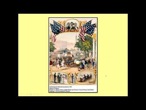 Nation (Re) Building: Reconstruction, 1865-1877