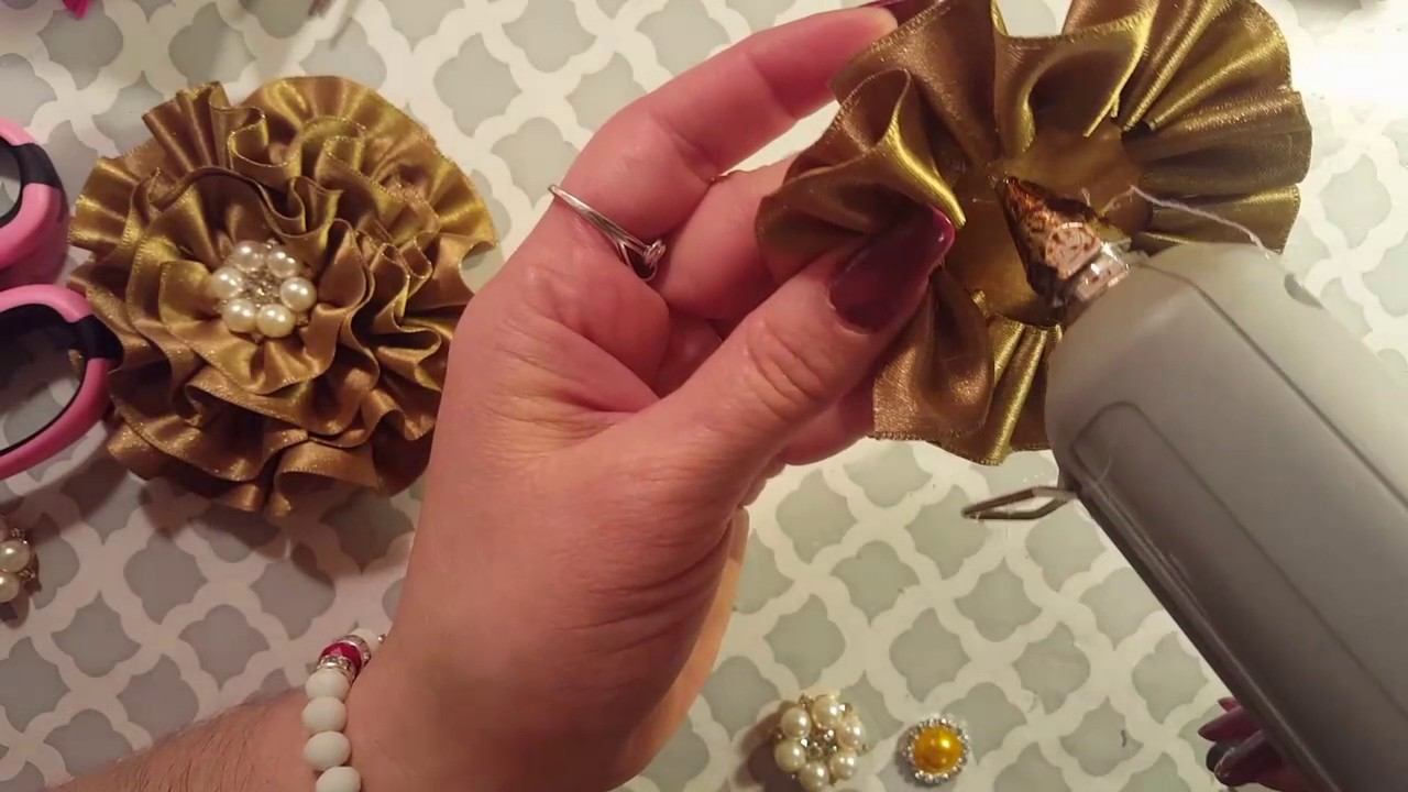Flor de olanes con listón satinado смотреть онлайн
