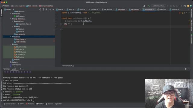 213 - Introducing global configuration Reusable getResponse function part 2 смотреть онлайн