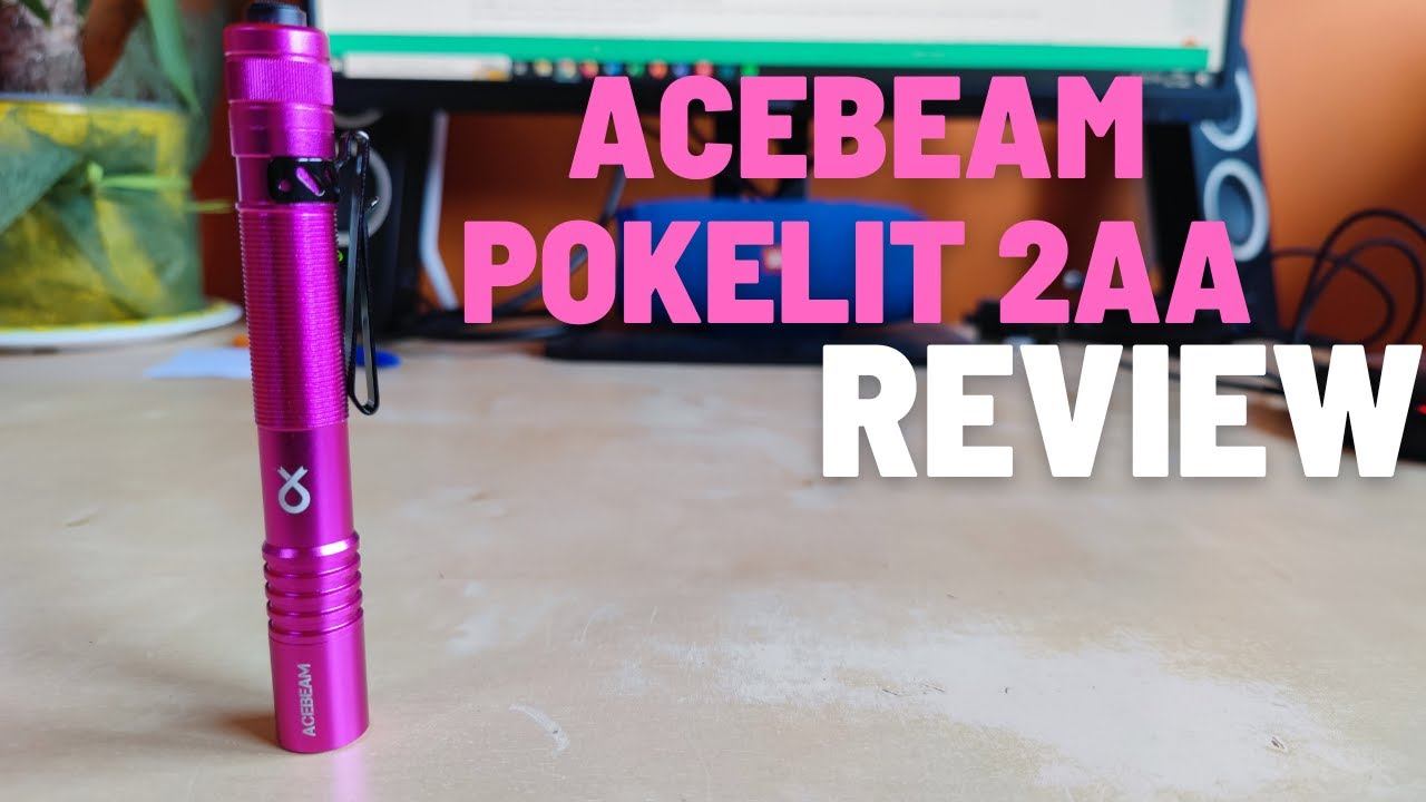 Acebeam Pokelit 2*AA Review - Pen style Flashlight with Ultra High CRI and long runtimes смотреть онлайн