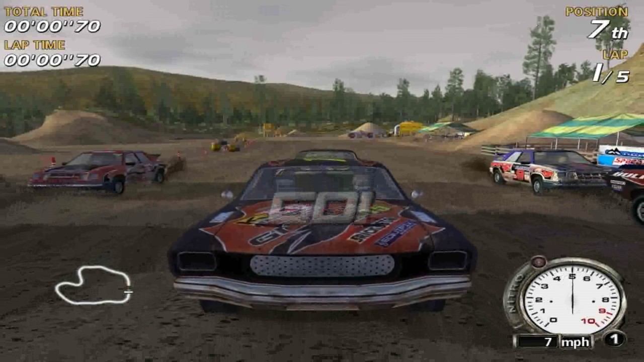 FlatOut - прохождение "бронза - профессионал" (Passage "bronze - professional) смотреть онлайн