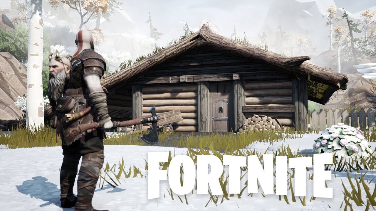 Fortnite Creative Tutorial - Kratos' Cabin from God of War смотреть онлайн