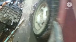 разбор ваз 2199, снятие двигателя