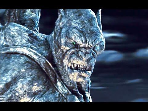 BEAST Demon vs Gargoyles Fight Scene - HD смотреть онлайн