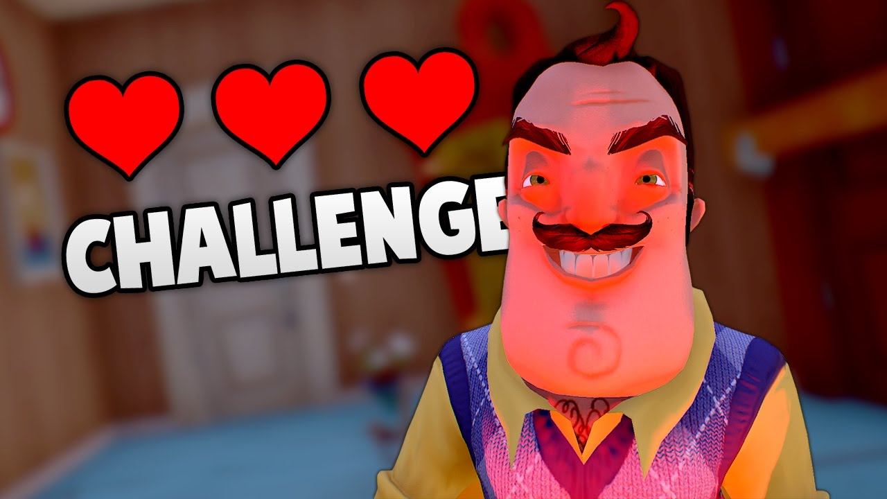 THREE HEARTS & NO CATCH CHALLENGE | Hello Neighbor Challenges (Hello Neighbour Alpha 2 Update) смотреть онлайн