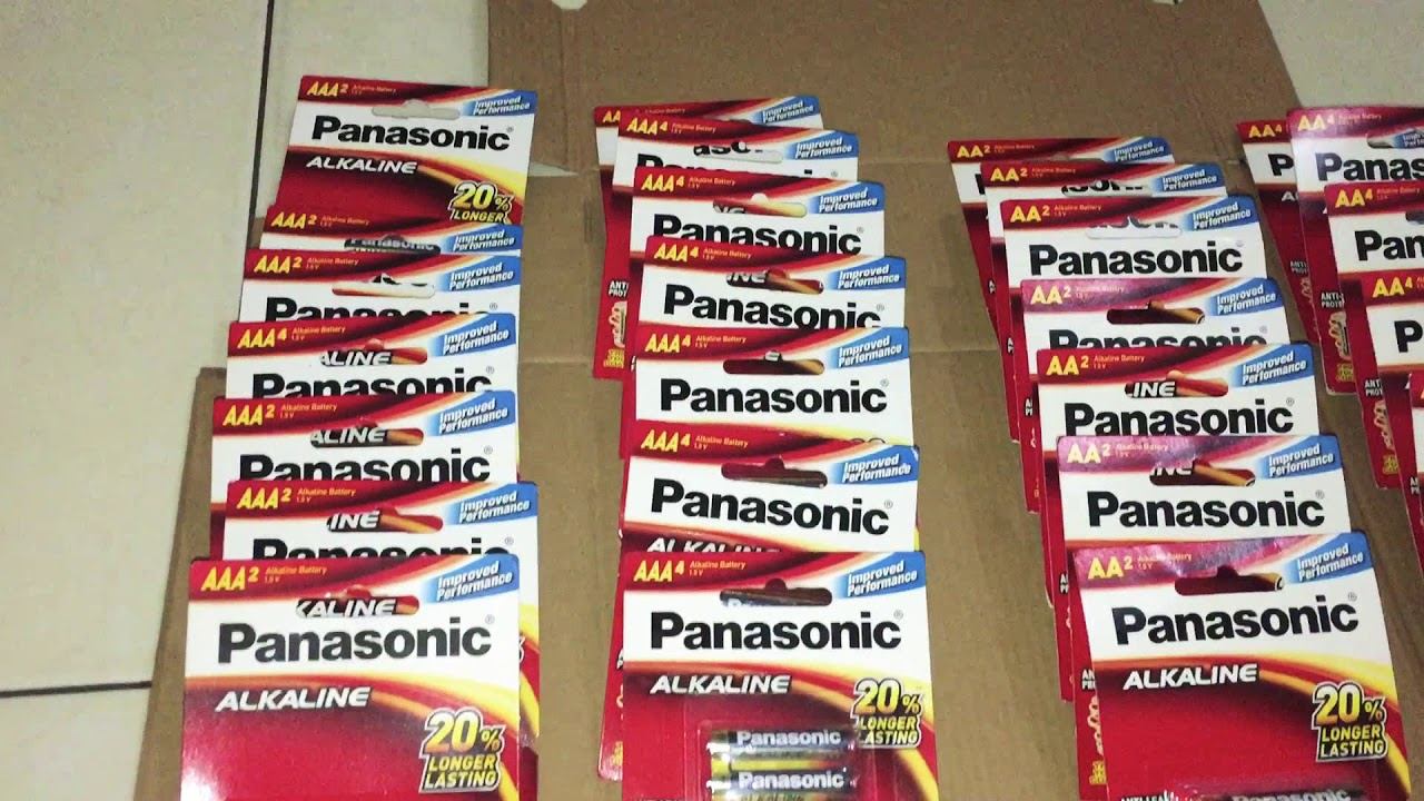 Baterai Alkaline Panasonic AAA & AA 20 persen lebih tahan lama LR03T/2B LR6T/2B смотреть онлайн