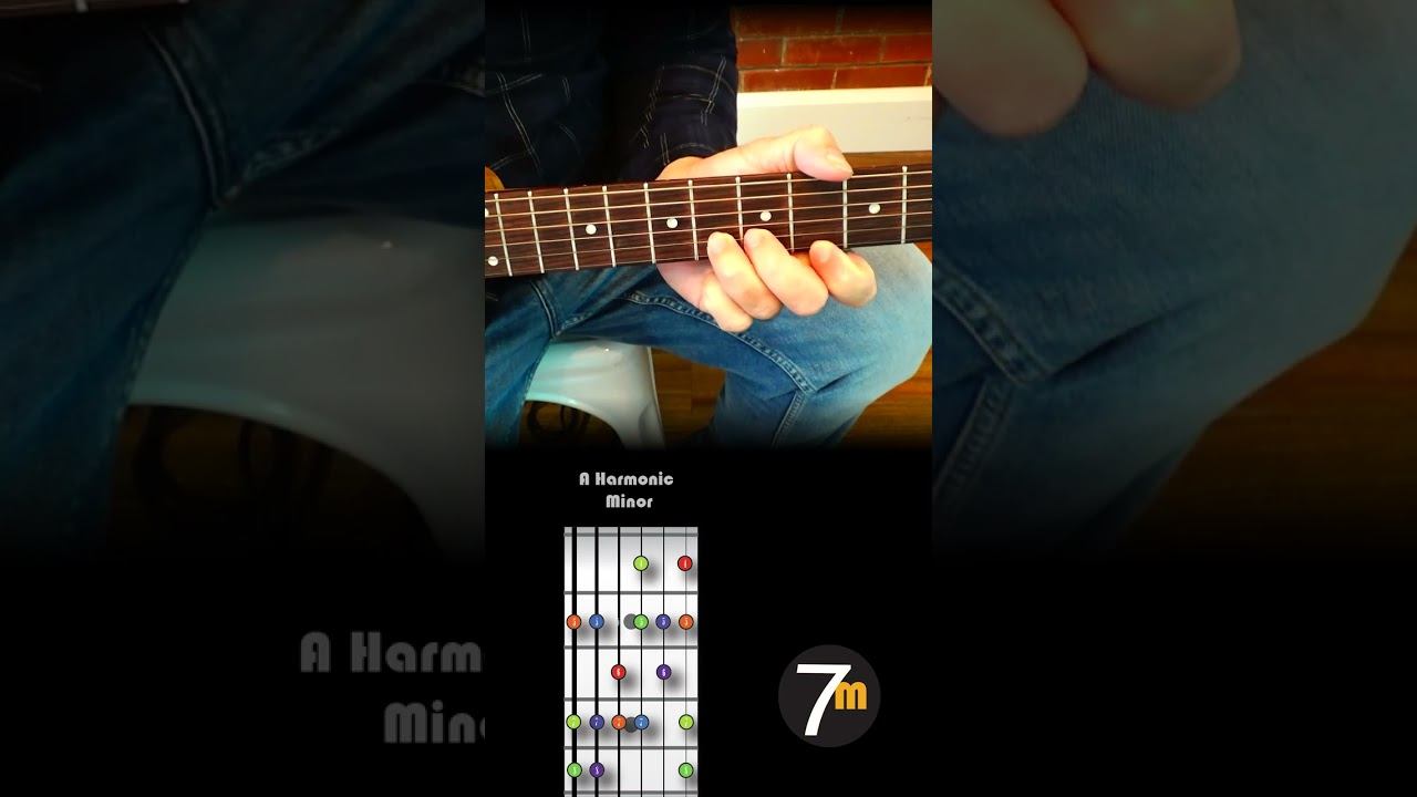 Harmonic minor - 2 octaves - 60s guitar lesson - level 5 смотреть онлайн