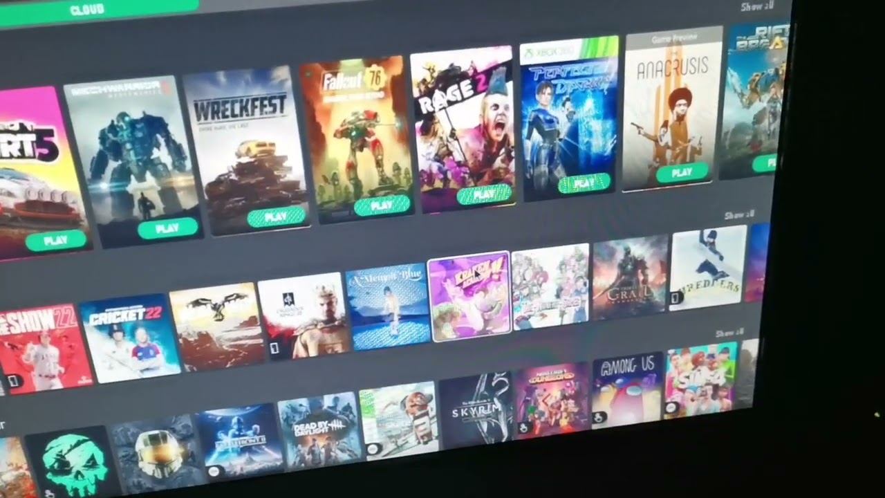 android TV running xbox game pass and playing cloud games quick run through and shows runni games смотреть онлайн