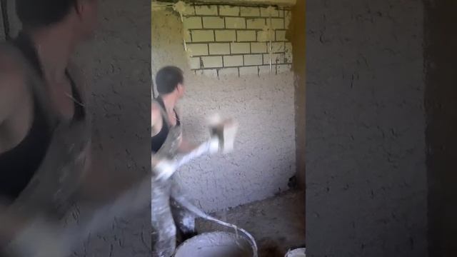 Штукатурка гипсовая хопер ковшом