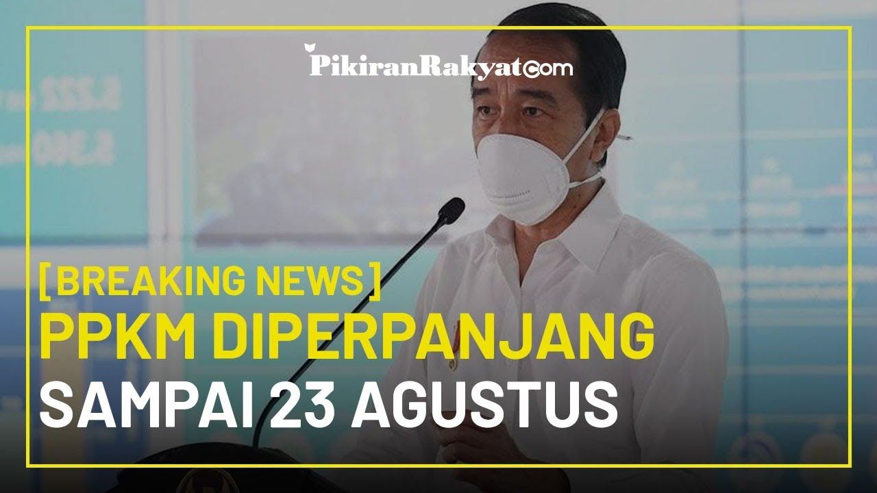 [BREAKING NEWS] Menko Luhut: Pemerintah Putuskan PPKM Jawa-Bali Diperpanjang hingga 23 Agustus 2021 смотреть онлайн