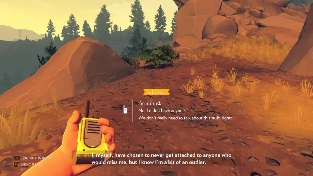 Firewatch PS4 gameplay смотреть онлайн