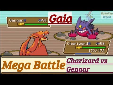 Pokemon Gaia - Mega Charizard vs Mega Gengar | Mega Evolution | GBA Rom Hack смотреть онлайн