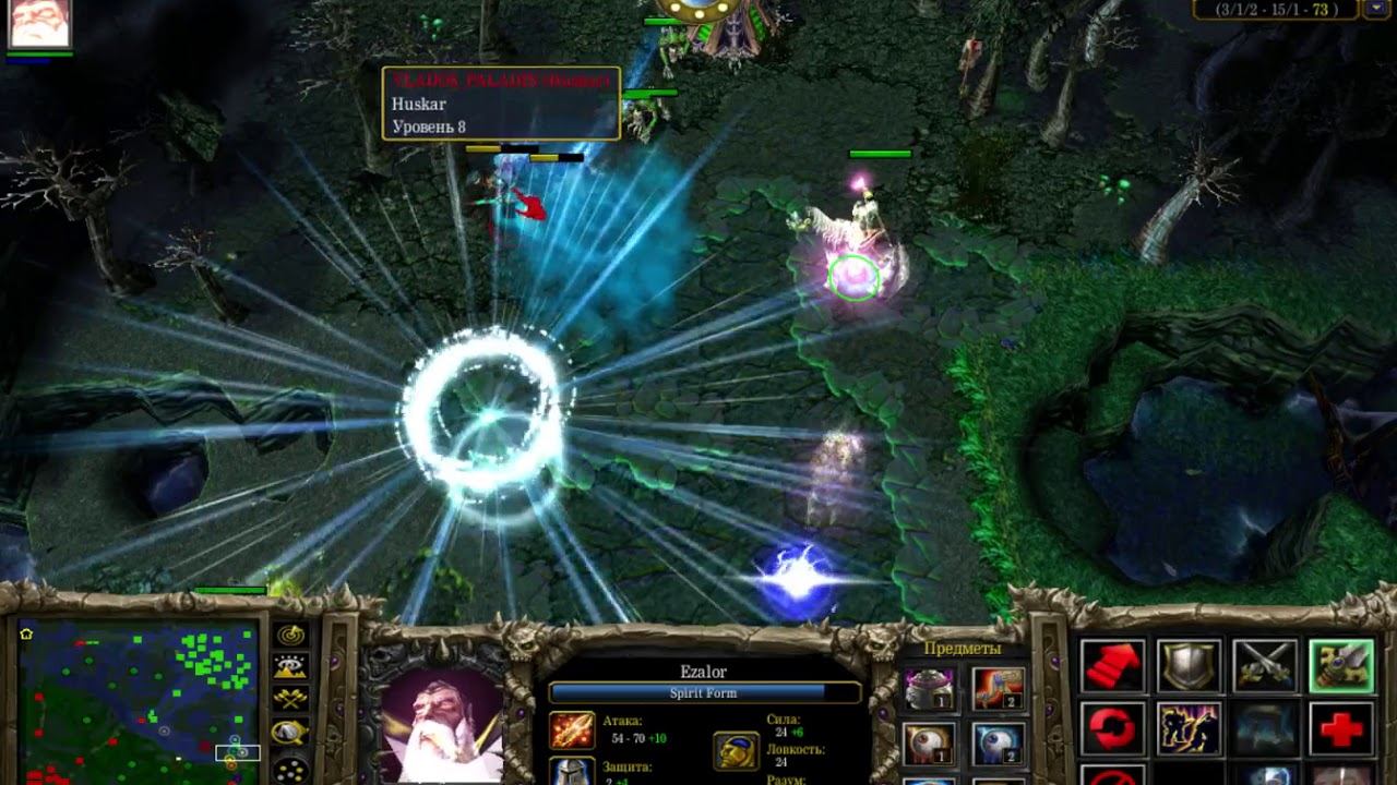DotA 6.83s aptb 13/3/6 Ezalor COMEBACK + comments смотреть онлайн