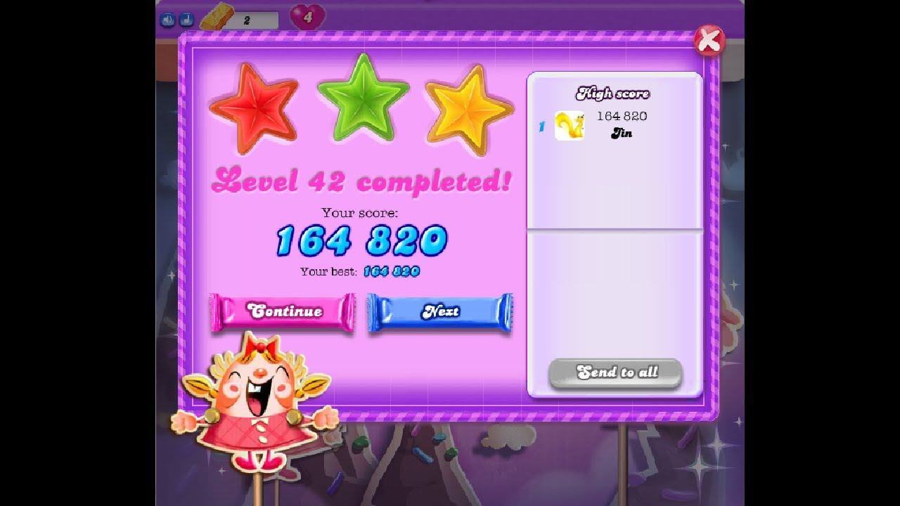 Candy Crush Saga [Dreamworld] Level 42 ★★★ 3 Stars