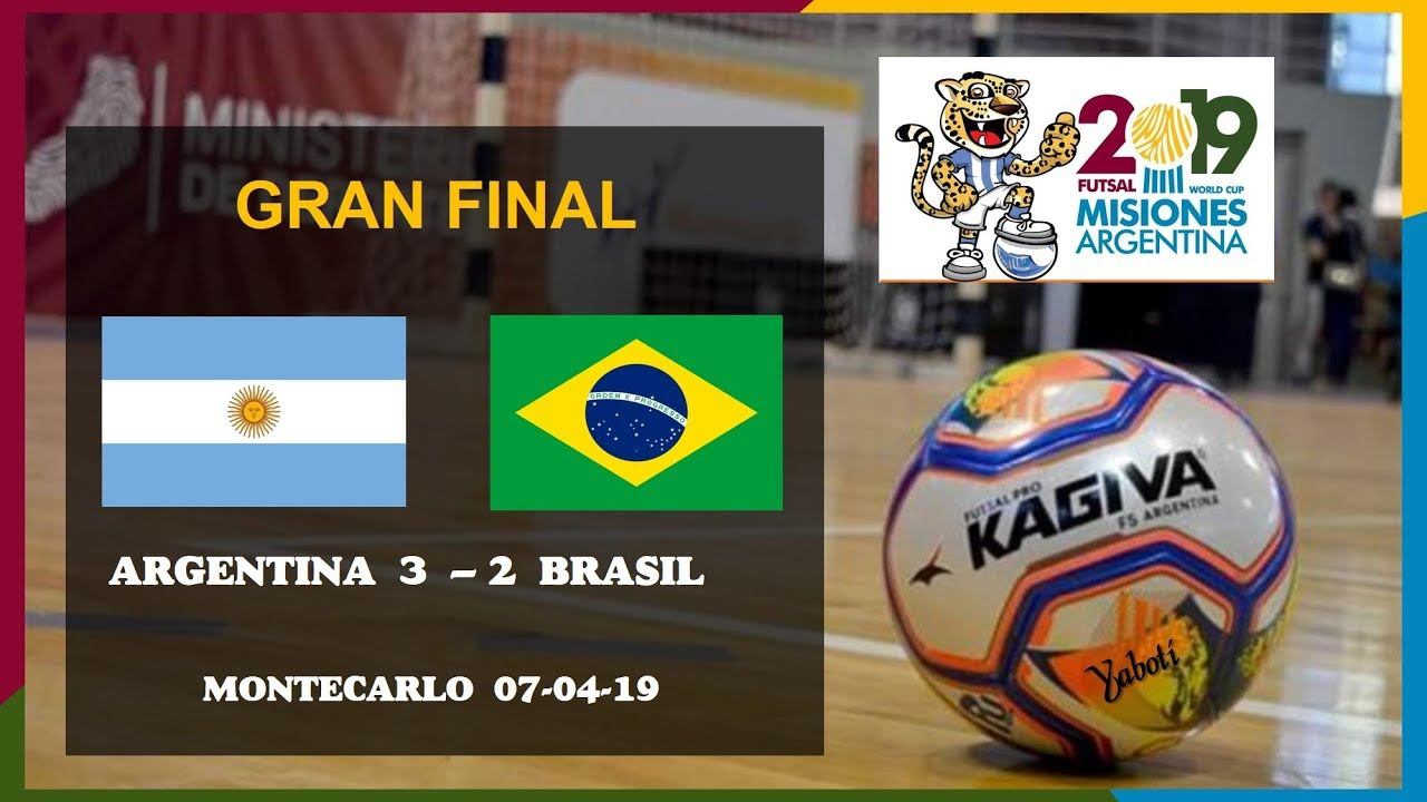 CAMPEÓN Argentina 3 - 2 Brasil. Gran Final AMF Mundial Futsal 2019 / Futsal World Cup. смотреть онлайн