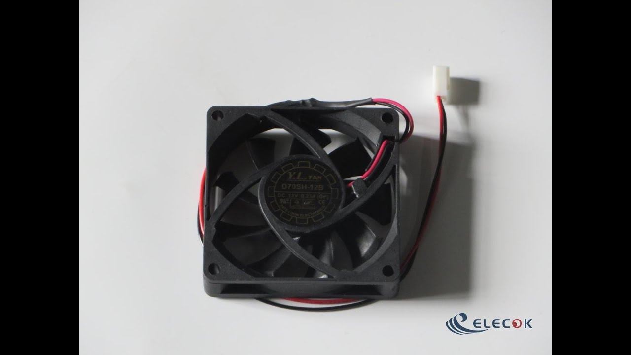 7015 D70SH-12B 12V 0.23A 2wires Cooling Fan Refurbishment