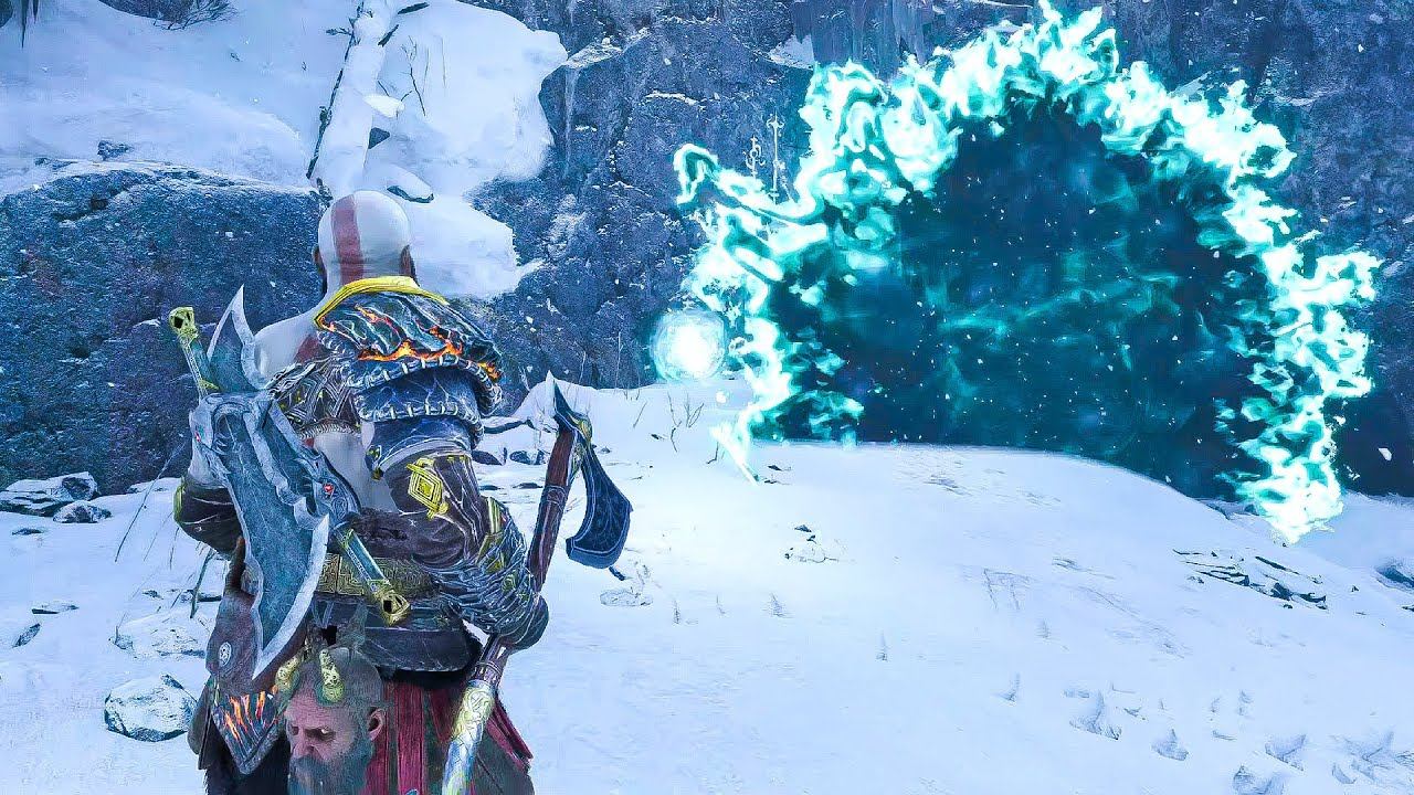 God of War Ragnarök Midgard Free Roam and Combat Gameplay [4K 60FPS PS5] смотреть онлайн