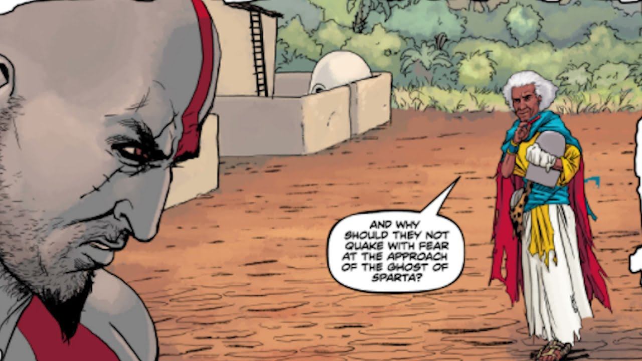 God of War Fallen God Comic - What happens to Kratos? смотреть онлайн