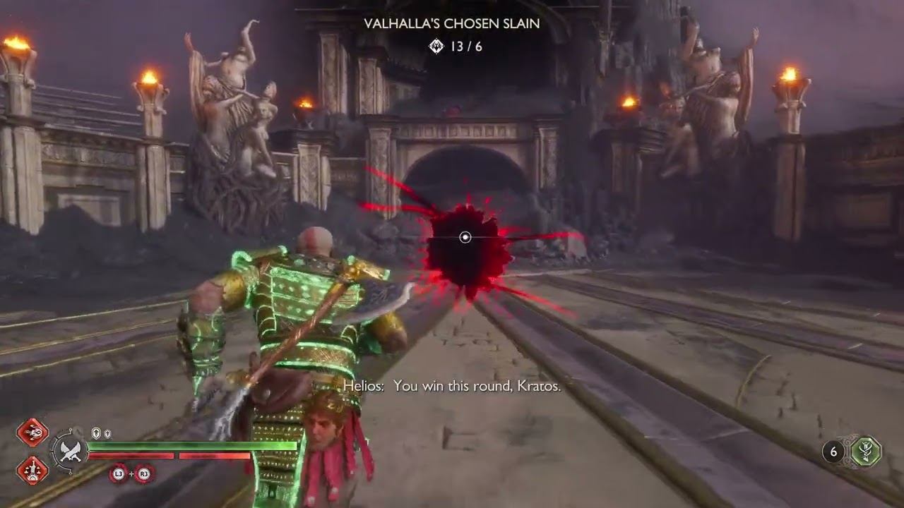 God of War Ragnarök Valhalla Berserker Encounter in The Forum Arena смотреть онлайн