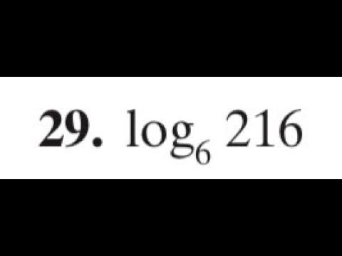 Evaluate log6 216 смотреть онлайн